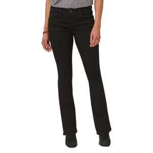 Democracy Women’s Ab Solution Itty Bitty Bootcut Jeans Black Stretch Size 2 NEW